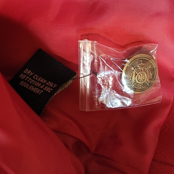 jules & Leopold Double Breasted Crimson Blazer - Picture 15 of 17